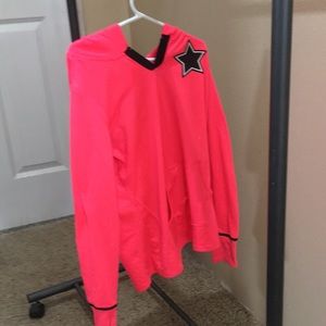 Sweatshirt with gymnast words on hood